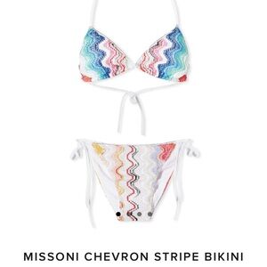 MISSONI CHREVRON STRIPE BIKINI